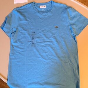 Lacoste Light Blue Crew Neck Tee
